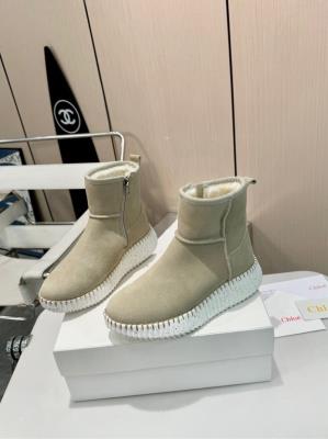 wholesale quality chloe boots grey